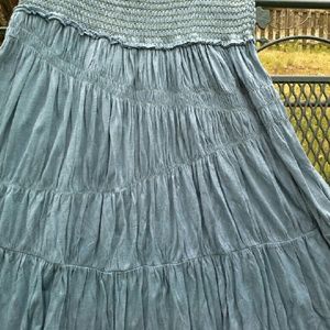 FP Tiered Ruffle Convertible Tube Dress