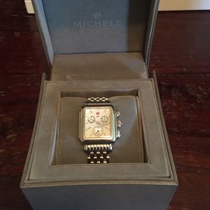 Silver Michele Watch