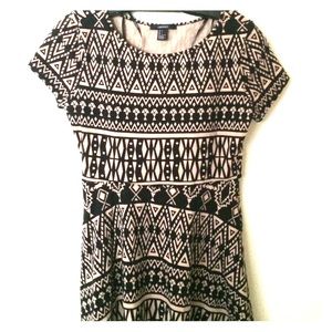 Tribal print skater dress