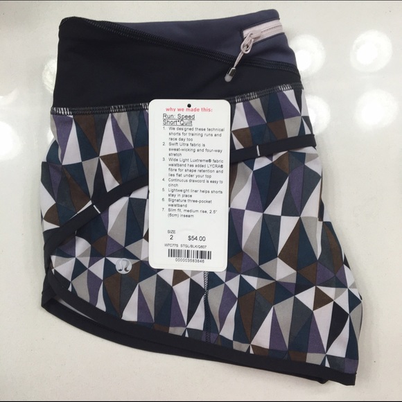 🍋 Lululemon | Speed Shorts size 2 NWOT