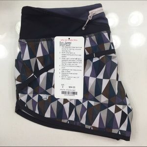 🍋 Lululemon | Speed Shorts size 2 NWOT