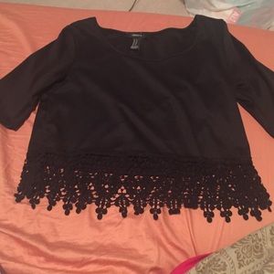 Black Crop Top
