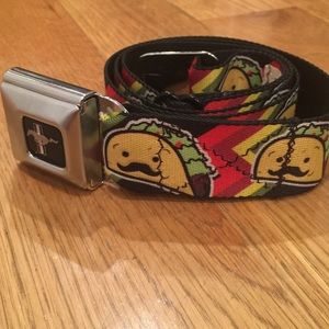 Mustang seat belt taco mustache belt