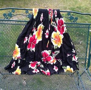 Floral Convertible Ruffle Tube Dress