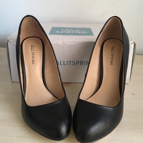Call It Spring Black Heels