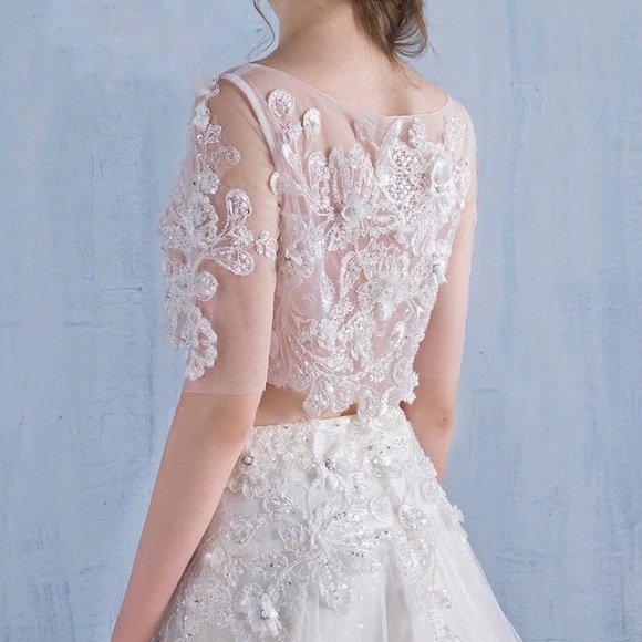 Stylish Two pieces wedding dress set - Picture 4 of 4