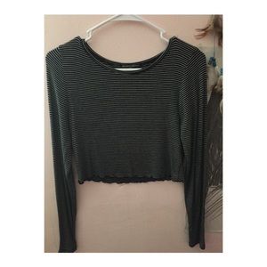 Brandy Melville Long Sleeved Crop Top