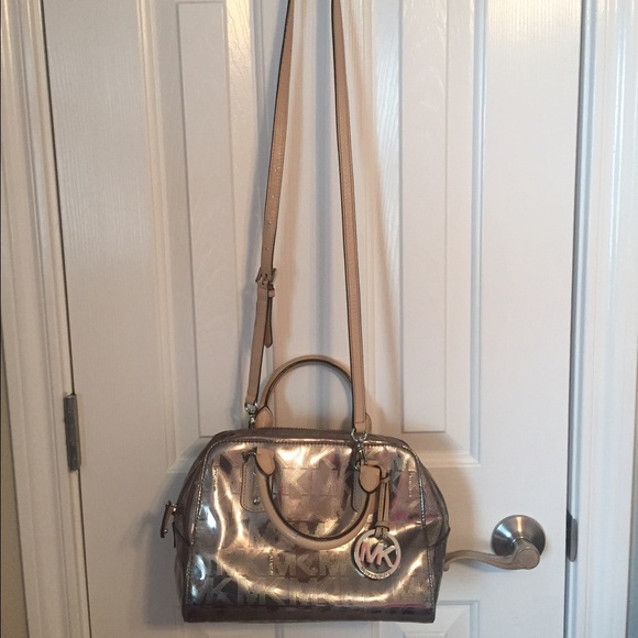 Authentic Michael Kors Gray Satchel