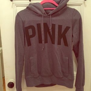 VS - Pink hooded sweatshirt