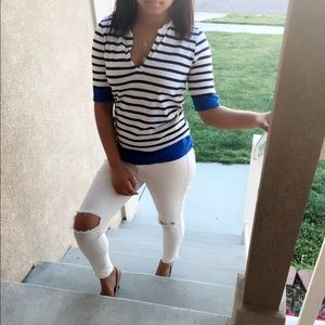 BOGO SALE🎉 Striped JCrew Tee