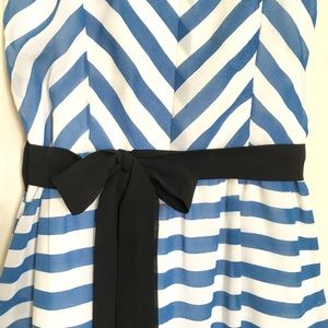 Silk Chevron Maxi Dress
