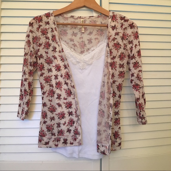 Floral print Cardigan