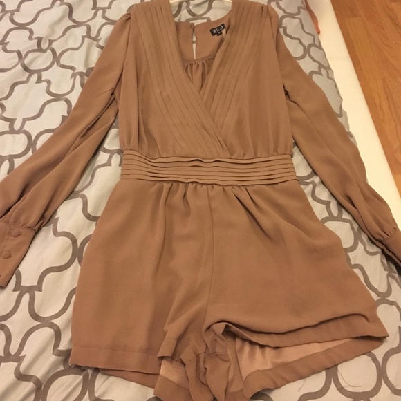 Brown romper