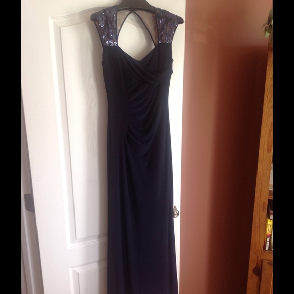 Ralph Lauren Navy long dress