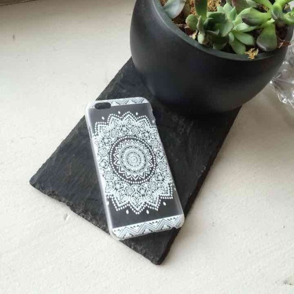 iPhone 6 Clear Mandala Case