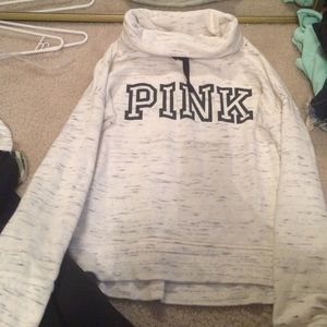 Off white & black VS PINK cow neck pull over!