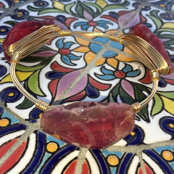 Pink Agate Bangle! - Picture 3 of 4
