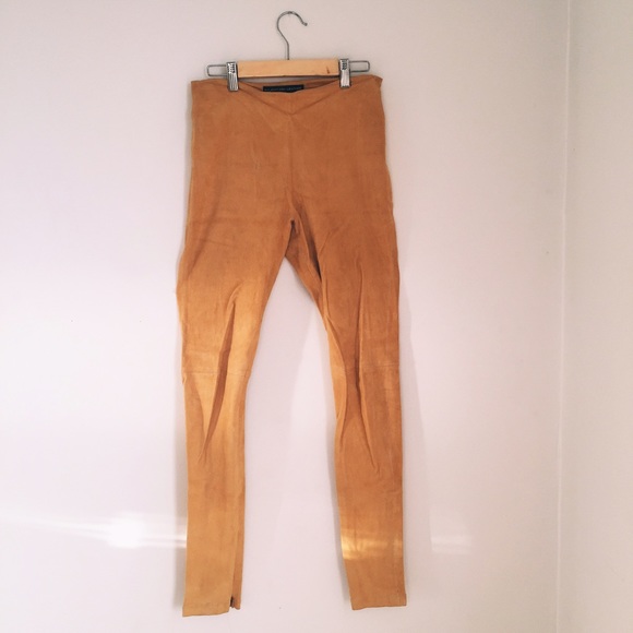 Balenciaga Suede Skinny Pants