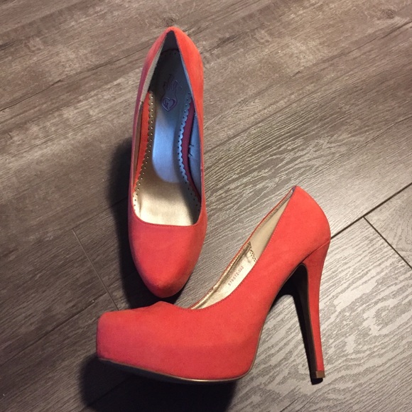 Coral Torrid Heels