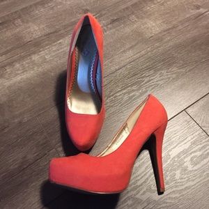 Coral Torrid Heels