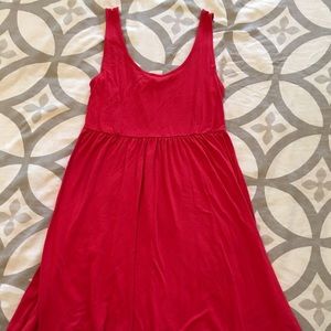 Fuchsia Jersey Tank Dress