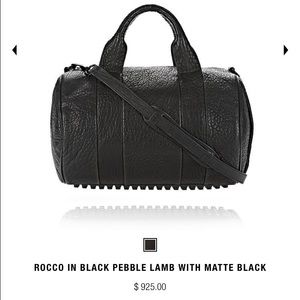 Black Matte Alexander Wang Rocco 100% Authentic. Black Matte Alexander Wang Rocco 100% Authentic.