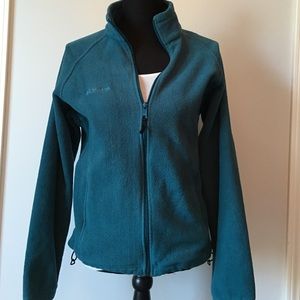 Teal Women's Columbia Fleece Zip Up Jacket