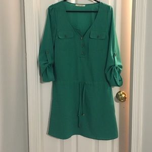 green Francesca's dress!