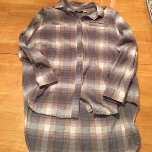 High-low flannel from Urban Outfitters