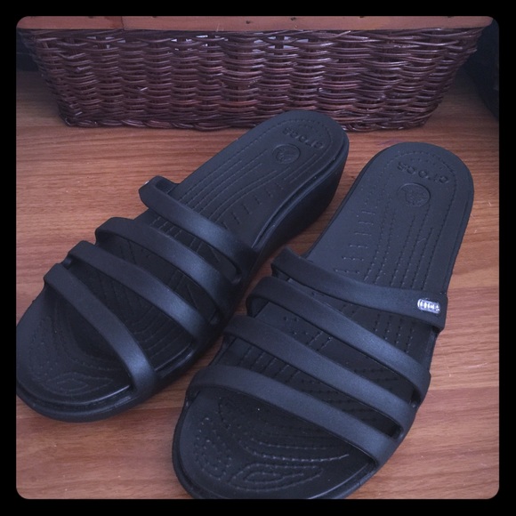 Crocs Wedges sandals size 11