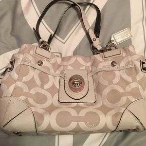 Authentic coach shoulder bag