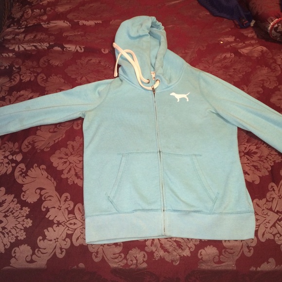 TEAL VS  LOVE PINK SWEATER - Picture 1 of 4