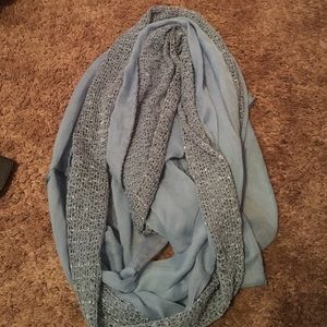 Blue scarf