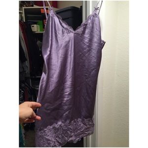 Feminine lavender chemise/nightgown. Medium