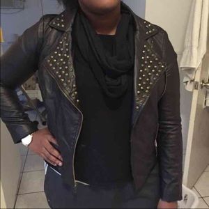 Faux Leather Jacket