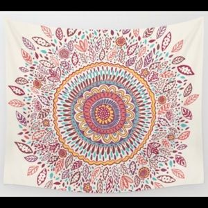 Sunflower Mandala Wall Tapestry