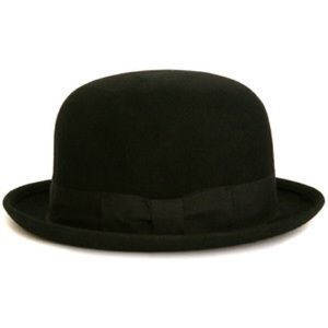 Black bowler hat!