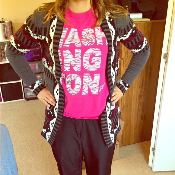 Aztec Print Cardigan