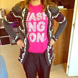 Aztec Print Cardigan