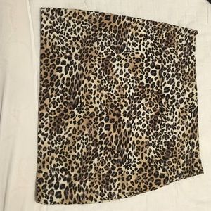 Offer about to donate Wet seal leopard skirt lg ☀️