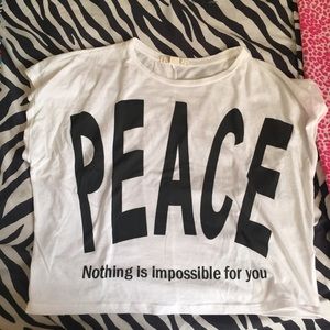 Forever 21 graphic crop top