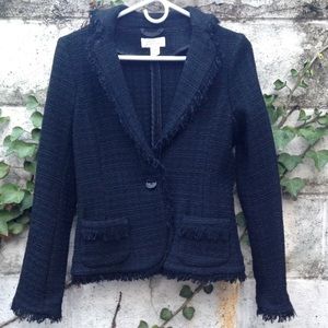 Barneys black tweed blazer size M/L (size 40)