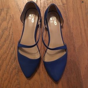 Royal Blue cut out ballet flats