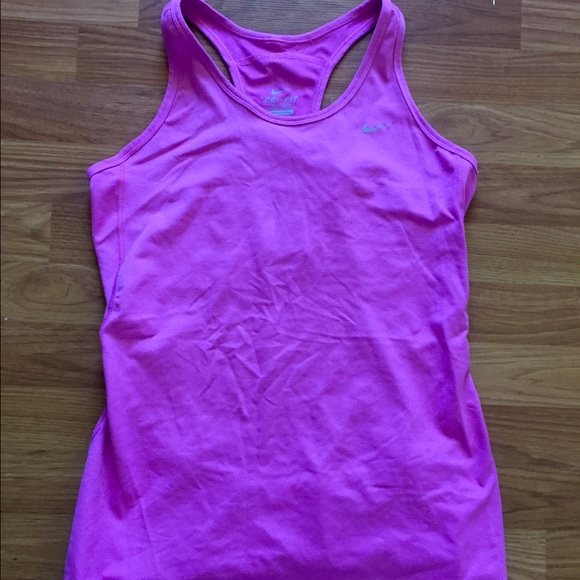 Nike Dri-Fit Pink Athletic Tank Top