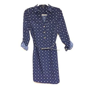 The Limited long sleeve belted dress.