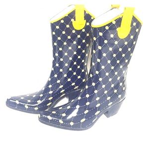 Cowgirl rain boots.