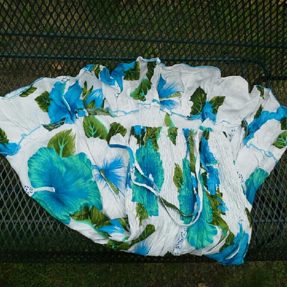 Floral Ruffle Convertible Tube Dress - Picture 2 of 2