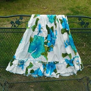 Floral Ruffle Convertible Tube Dress