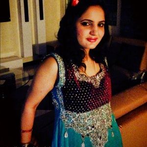 Eastern dress with hand embroidery