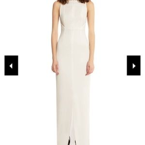 AQ/AQ Yenan Backless Maxi Dress - Cream White